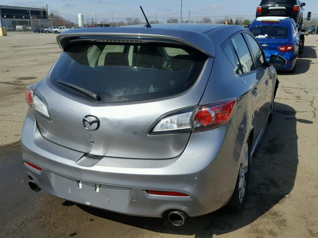 JM1BL1L35C1518258 - 2012 MAZDA SPEED 3 SILVER photo 4