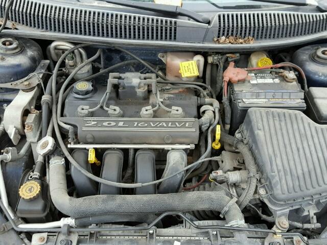 1B3ES26C02D511329 - 2002 DODGE NEON BLUE photo 7