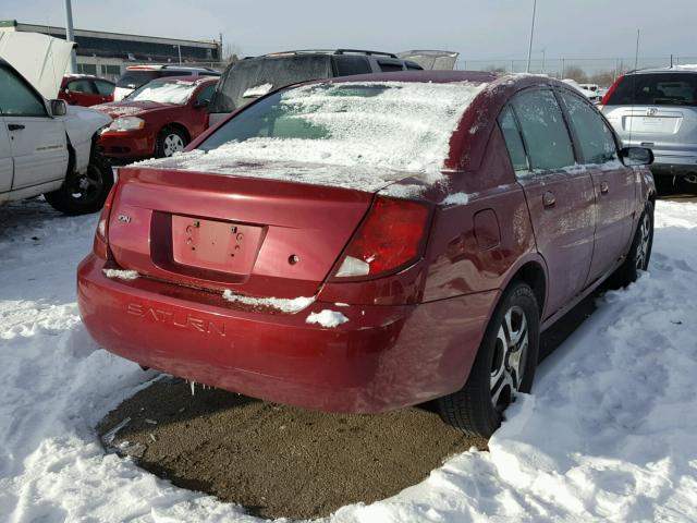 1G8AL52F95Z120175 - 2005 SATURN ION LEVEL BURGUNDY photo 4