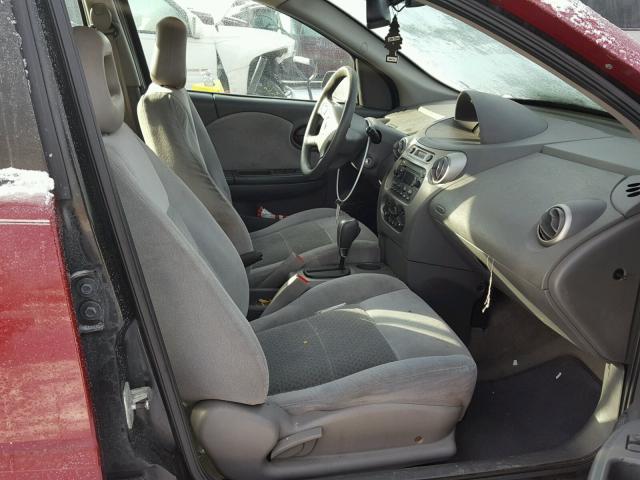 1G8AL52F95Z120175 - 2005 SATURN ION LEVEL BURGUNDY photo 5