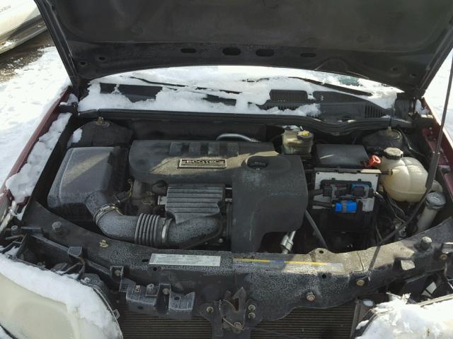 1G8AL52F95Z120175 - 2005 SATURN ION LEVEL BURGUNDY photo 7