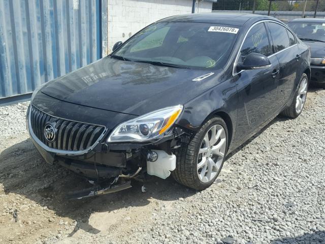 2G4GT5GX8F9294988 - 2015 BUICK REGAL GS BLACK photo 2