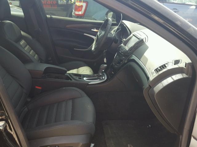 2G4GT5GX8F9294988 - 2015 BUICK REGAL GS BLACK photo 5