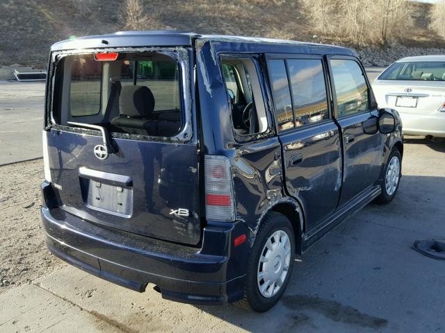 JTLKT324964056445 - 2006 SCION XB BLUE photo 4