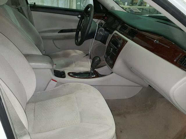 2G1WA5ENXA1254113 - 2010 CHEVROLET IMPALA LS WHITE photo 5