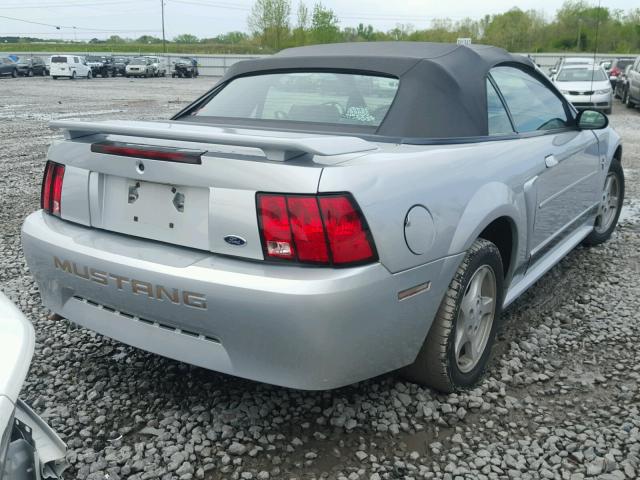 1FAFP44452F114236 - 2002 FORD MUSTANG SILVER photo 4