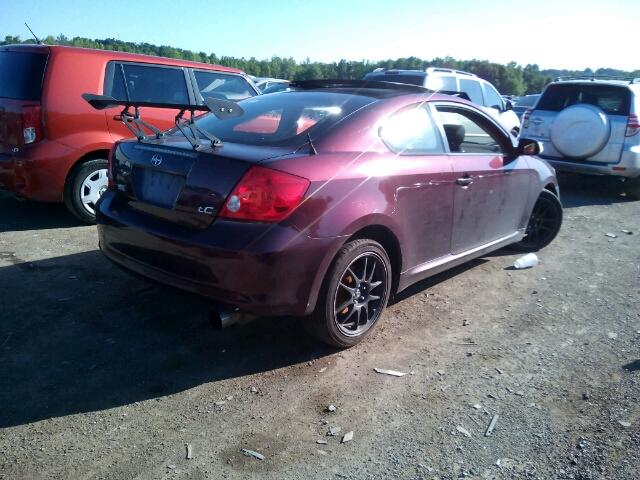 JTKDE177850006205 - 2005 TOYOTA SCION TC 栗色 照片 4