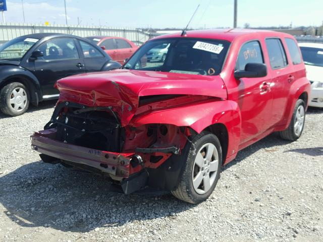3GNDA13D58S639215 - 2008 CHEVROLET HHR LS RED photo 2