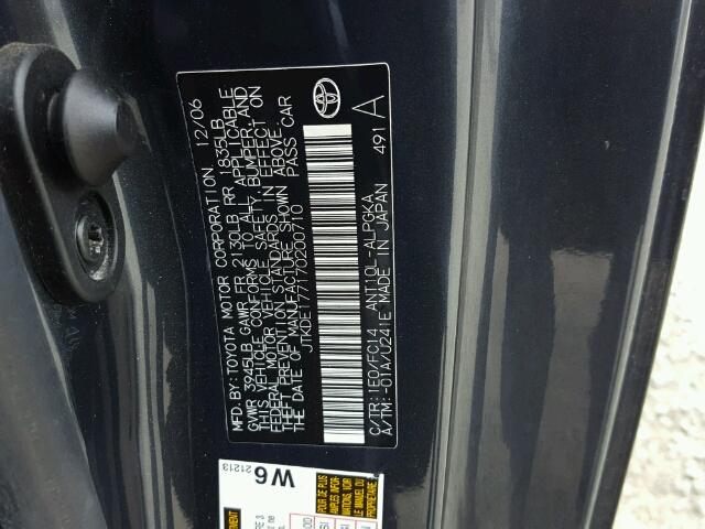 JTKDE177170200710 - 2007 TOYOTA SCION TC 石墨色 照片 10