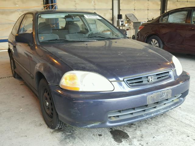 2HGEJ6323WH108590 - 1998 HONDA CIVIC CX BLUE photo 1