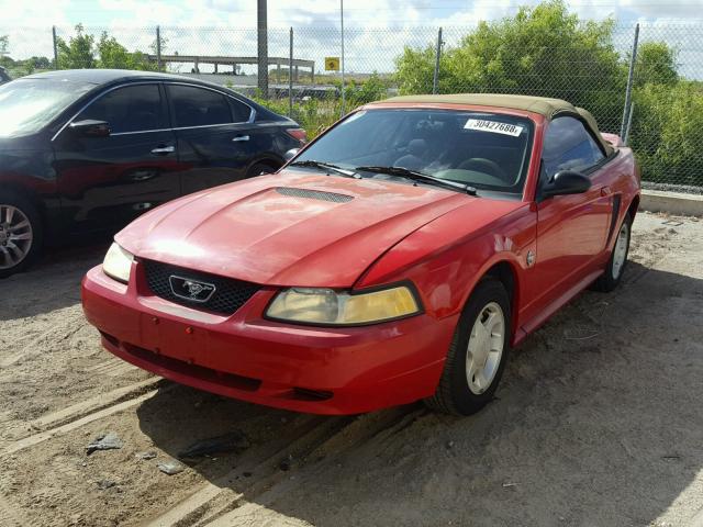 1FAFP4441XF149153 - 1999 FORD MUSTANG RED photo 2