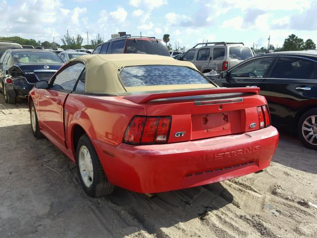 1FAFP4441XF149153 - 1999 FORD MUSTANG RED photo 3