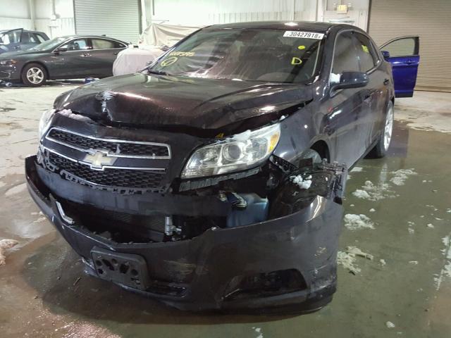 1G11D5RR7DF115195 - 2013 CHEVROLET MALIBU 1LT BLACK photo 2