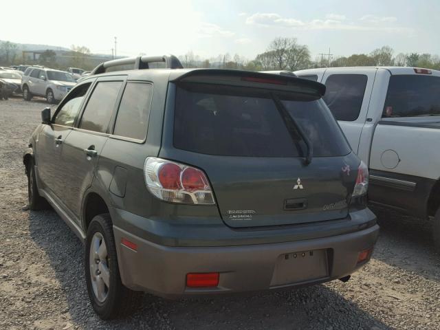 JA4LX41G73U072011 - 2003 MITSUBISHI OUTLANDER GRAY photo 3