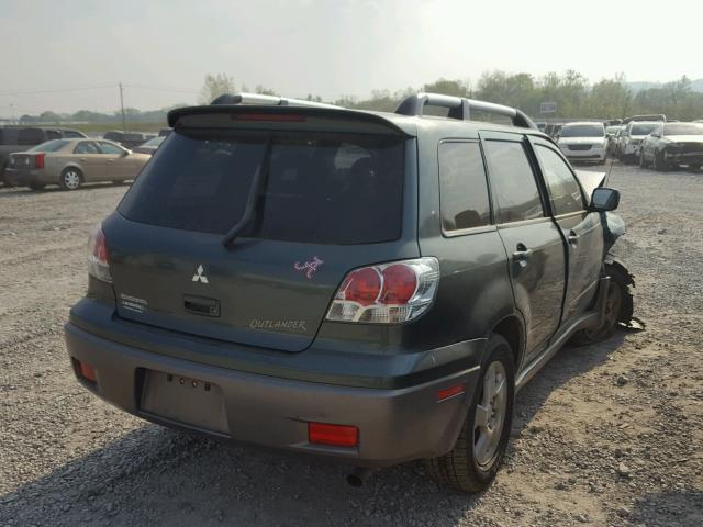 JA4LX41G73U072011 - 2003 MITSUBISHI OUTLANDER GRAY photo 4