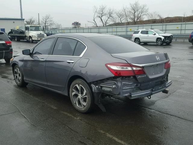 1HGCR2F30HA029764 - 2017 HONDA ACCORD LX GRAY photo 3