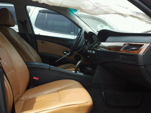 WBANV13508CZ56459 - 2008 BMW 528 XI BLACK photo 5