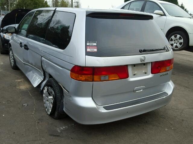 5FNRL18584B083379 - 2004 HONDA ODYSSEY LX SILVER photo 3