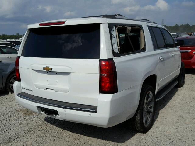 1GNSCJKC1HR147245 - 2017 CHEVROLET SUBURBAN C WHITE photo 4