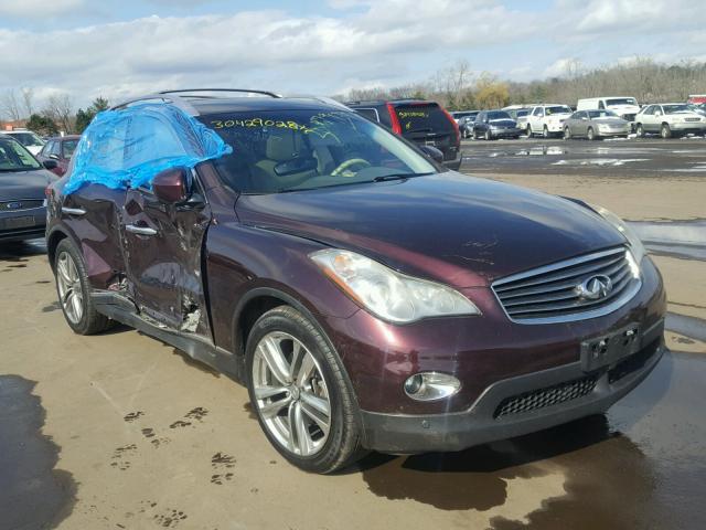 JN1AJ0HR9BM852110 - 2011 INFINITI EX35 BASE MAROON photo 1