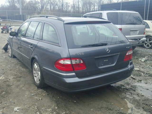 WDBUH87J76X184455 - 2006 MERCEDES-BENZ E 350 4MAT GRAY photo 3