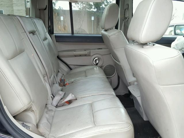 1J8HH58N86C233567 - 2006 JEEP COMMANDER შავი ფოტო 6