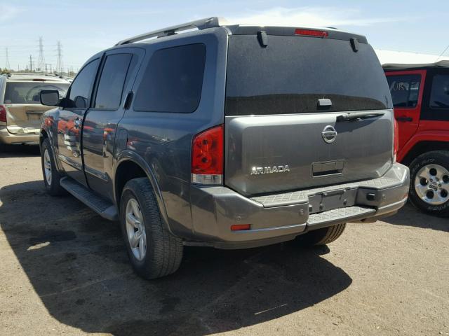 5N1AA0ND0FN605141 - 2015 NISSAN ARMADA SV GRAY photo 3