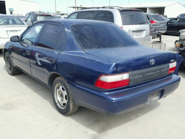 1NXBA02E1VZ533081 - 1997 TOYOTA COROLLA BA BLUE photo 3