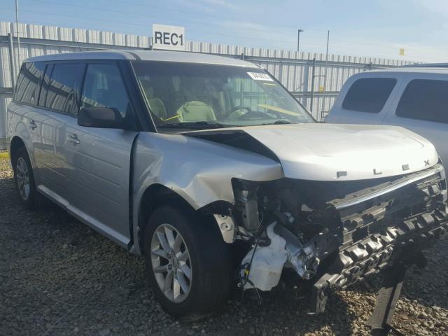 2FMGK5B81HBA03536 - 2017 FORD FLEX SE SILVER photo 1