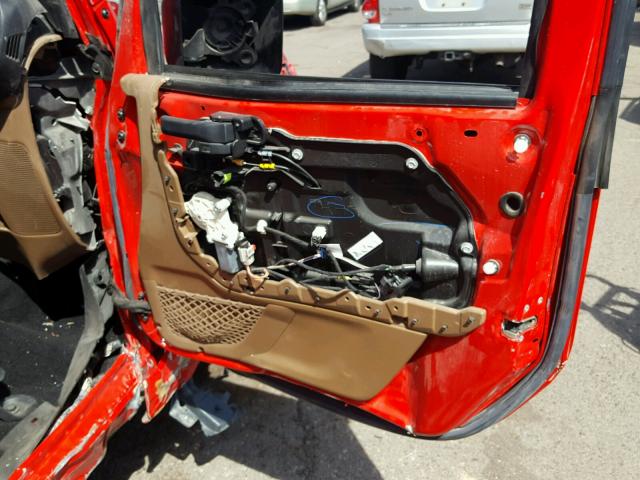 1C4BJWEG9FL666599 - 2015 JEEP WRANGLER U RED photo 9