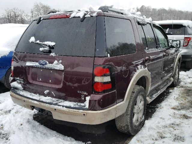 1FMEU74826UA08732 - 2006 FORD EXPLORER E RED photo 4