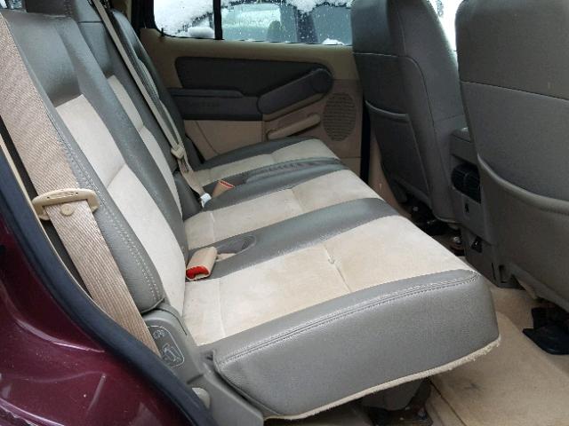 1FMEU74826UA08732 - 2006 FORD EXPLORER E RED photo 6