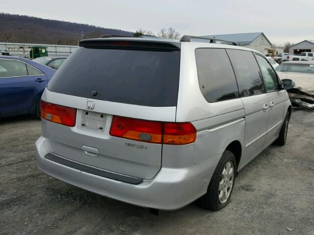 5FNRL18613B145311 - 2003 HONDA ODYSSEY EX GRAY photo 4