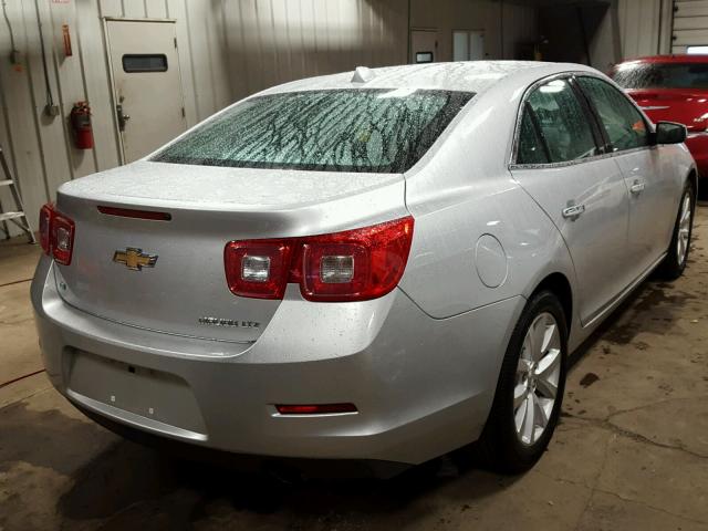 1G11H5SL4EU159954 - 2014 CHEVROLET MALIBU LTZ 银色 照片 4