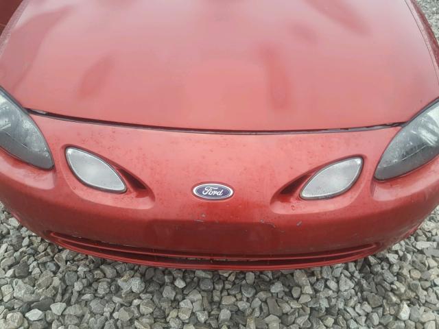 3FAFP11342R117447 - 2002 FORD ESCORT ZX2 BURGUNDY photo 7