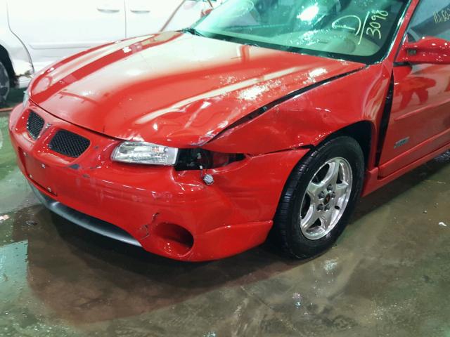 1G2WR1217XF313098 - 1999 PONTIAC GRAND PRIX Qırmızı foto 9