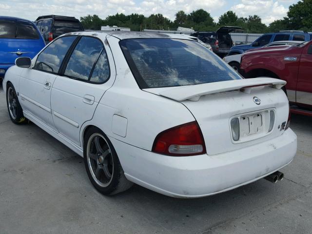 3N1AB51D32L707213 - 2002 NISSAN SENTRA SE- WHITE photo 3