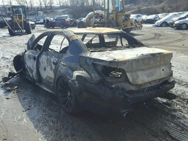 WBSNB93538CX10041 - 2008 BMW M5 BURN photo 3