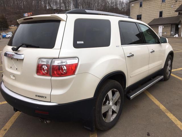 1GKKVRED1BJ416294 - 2011 GMC ACADIA SLT WHITE photo 4