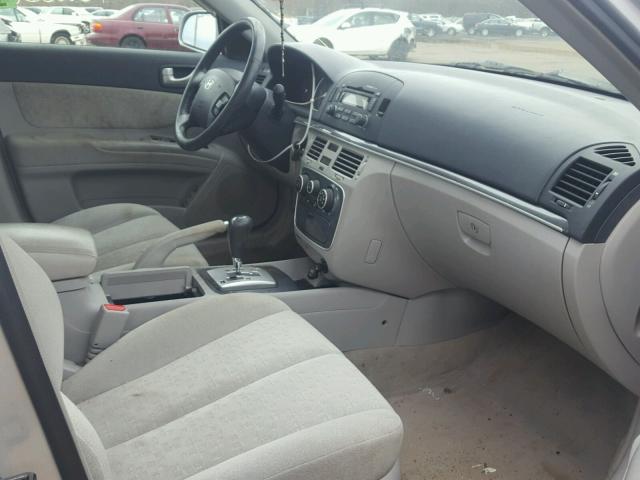 5NPEU46F66H054699 - 2006 HYUNDAI SONATA GLS SILVER photo 5