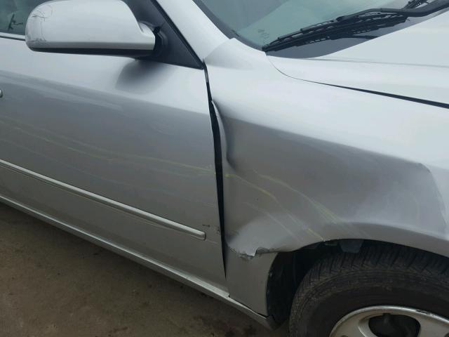 5NPEU46F66H054699 - 2006 HYUNDAI SONATA GLS SILVER photo 9