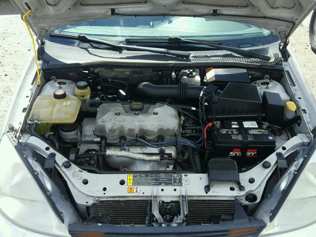 1FAFP33P62W306884 - 2002 FORD FOCUS LX GRAY photo 7