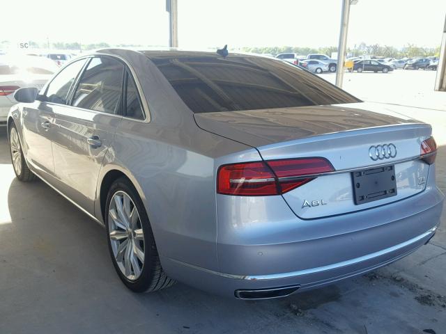 WAU3RAFD3GN004136 - 2016 AUDI A8 L TDI 银色 照片 3