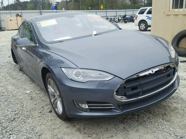 5YJSA1CN4DFP26521 - 2013 TESLA MODEL S BLUE photo 1