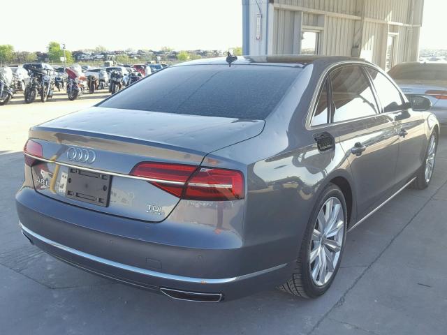 WAU3RAFDXGN004117 - 2016 AUDI A8 L TDI 灰色 照片 4