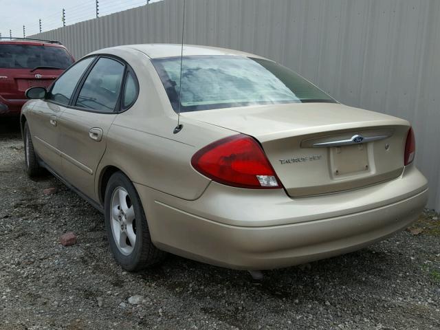 1FAFP55U11A105047 - 2001 FORD TAURUS SES GOLD photo 3