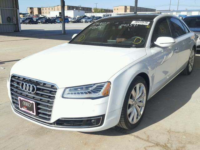 WAU3RAFD0GN003591 - 2016 AUDI A8 L TDI 白色 照片 2