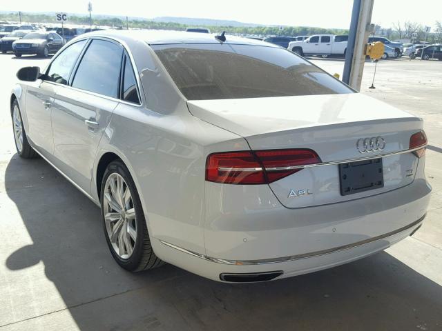 WAU3RAFD0GN003591 - 2016 AUDI A8 L TDI 白色 照片 3