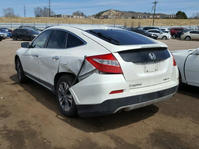 5J6TF2H50DL001431 - 2013 HONDA CROSSTOUR WHITE photo 3