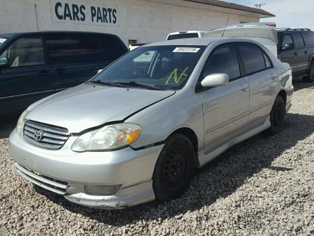 1NXBR32E33Z149097 - 2003 TOYOTA COROLLA CE GRAY photo 2